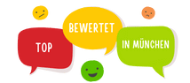 Top bewertet in München Logo